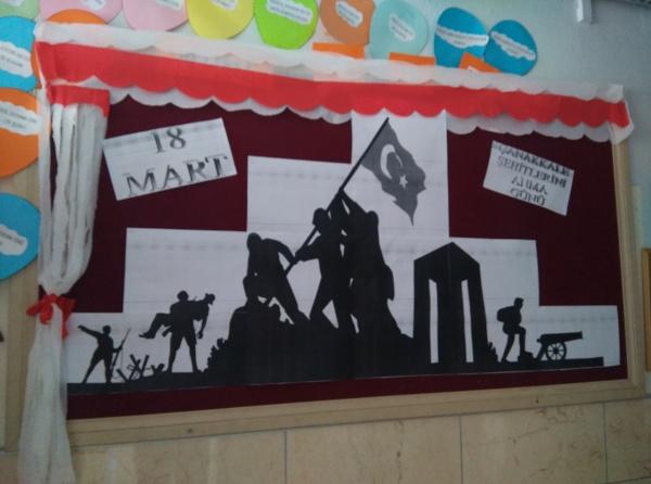 18 Mart Çanakkale Şehitlerini Anma Programının Sunumu Okulumuzda Yapılmıştır.